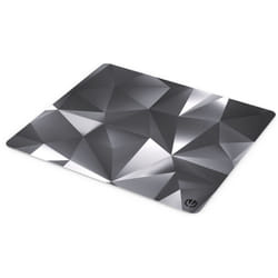 ENDORFY Crystal Black L Gaming mouse pad Black. White