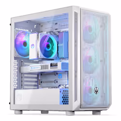 ENDORFY Arx 700 White ARGB, PC, White, ATX, micro ATX, Mini-ATX, Tempered glass, Gaming, Case fans