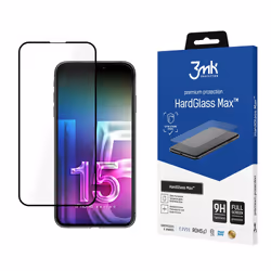 3MK HardGlass Max, iPhone 15 Pro, 1 pc(s)
