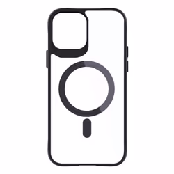 3MK Satin Armor MagCase, Cover, Apple, iPhone 12 Pro Max, 17 cm (6.7"), Black, Transparent