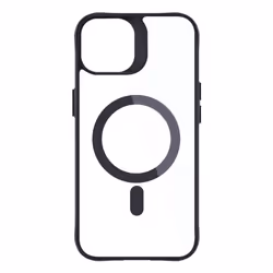 3MK Satin Armor MagCase, Cover, Apple, iPhone 15 Plus, 17 cm (6.7"), Black, Transparent