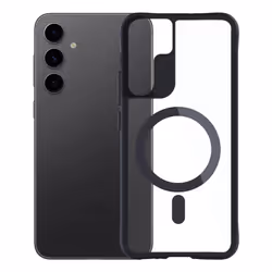 3MK Satin Armor MagCase mobile phone case 17 cm (6.7") Cover Black, Transparent
