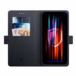 3MK Wallet Case mobile phone case 15.5 cm (6.1") Black