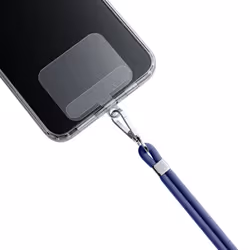 3MK EasyClip strap Mobile phone Nylon, Zinc Blue, Silver
