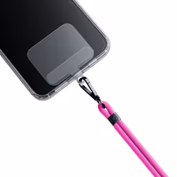 3MK EasyClip strap Mobile phone Nylon, Zinc Black, Pink
