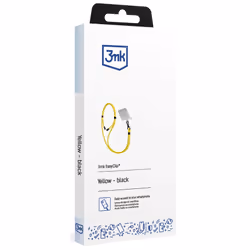 3MK EasyClip, Mobile phone, Nylon, Zinc, Black, Yellow, Hanging box
