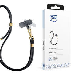 3MK EasyClip Elite strap Mobile phone Nylon, Zinc Black, Gold