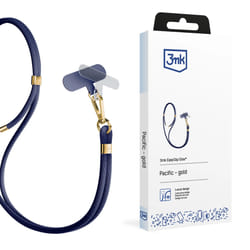 3MK EasyClip Elite strap Mobile phone Nylon, Zinc Blue, Gold