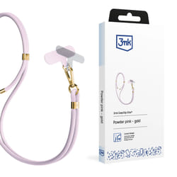 3MK EasyClip Elite strap Mobile phone Nylon, Zinc Gold, Pink