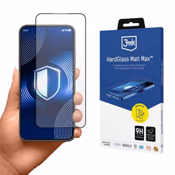 3MK HardGlass, Samsung, Galaxy S24+, Impact resistant, Scratch resistant, Black, Transparent, 1 pc(s)