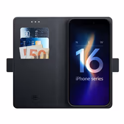 3MK Wallet Case mobile phone case 17 cm (6.7") Black