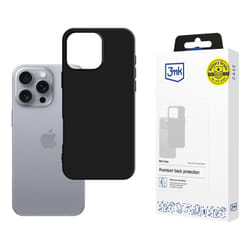 3MK Matt Case mobile phone case 16 cm (6.3") Cover Black