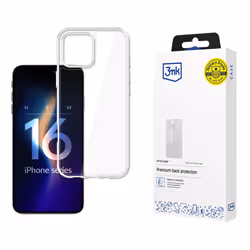 3MK Armor Case, Cover, Apple, iPhone 16 Pro, 16 cm (6.3"), Transparent