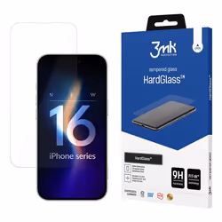 3MK HardGlass, Apple, iPhone 16 Pro, Impact resistant, Scratch resistant, Transparent, 1 pc(s)