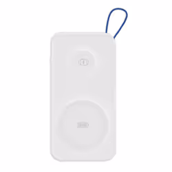 3MK PastelUp, 10000 mAh, Wireless charging, 3.7 V, 22.5 W, White