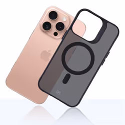 3MK Smoke MagCase mobile phone case 16 cm (6.3") Cover Black