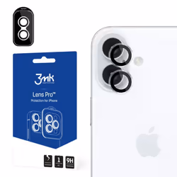 3MK Lens Protection Pro, Apple, iPhone 16 Plus, iPhone 16, Scratch resistant, Transparent, 1 pc(s)