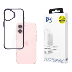 3MK Satin Armor Case+ mobile phone case 15.5 cm (6.1") Cover Purple, Transparent