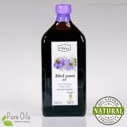 Black cumin oil, Nigella sativa, cold pressed Ol'Vita 500 ml