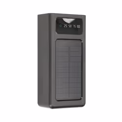 Extralink Powerbank EPB-093 30000mAh Black Solar Power bank, USB-C