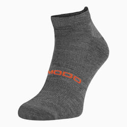 Comodo - 1 Pack Unisex Merino Wool Ankle Trail Sport Running Socks - 9-11 UK, Dark Grey