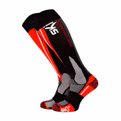 Comodo - High-Performance Knee-High Unisex Snowboard Socks for Skiing - 6-8 UK, Red