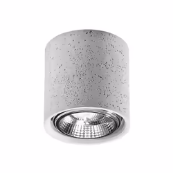Ceiling Lamp CULLO Concrete Grey Round Shape Loft Design LED GU10