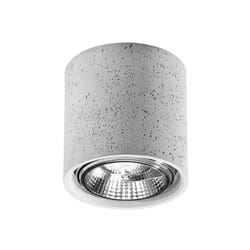 Ceiling Lamp CULLO Concrete Grey Round Shape Loft Design LED GU10