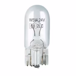 Light Bulbs; AMiO; transparent 5 W5W W2.1x9.5d, T10 Halogen; for ASTRA, DAF, IVECO, MAN, MERCEDES-BENZ