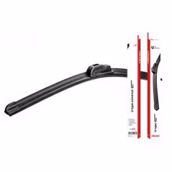 Wiper blade; AMiO; 600 Front Bracket wiper blade Flat 24; for TOYOTA, BMW, MERCEDES-BENZ, HONDA, MAZDA