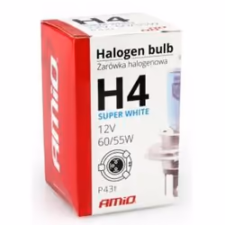 AMiO 01269 Bulb, spotlight H4 60/55W P43t 5500K Halogen SUZUKI: Super Carry Minibus, NISSAN: NP300 Navara Pickup, VOLKSWAGEN: Bora Saloon