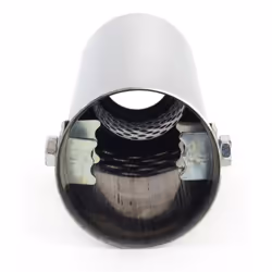 Tailpipe; AMiO; MT 002; 51 straight Stainless Steel 155, 143 30