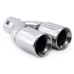 AMiO MT 008 01308 Tailpipe 61, 74(x2) V Shape Stainless Steel 230