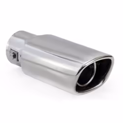 Tailpipe; AMiO; MT 015; oval, round Stainless Steel 180, 160 51
