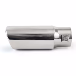 AMiO MT 015 01315 Tailpipe oval, round Stainless Steel 180, 160 51