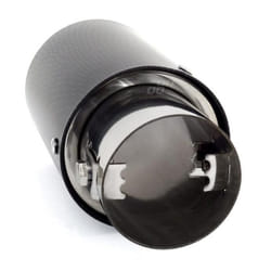 AMiO MT 016C 01316 Tailpipe 76 black Stainless Steel 145, 115 57