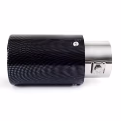 AMiO MT 016C 01316 Tailpipe 76 black Stainless Steel 145, 115 57