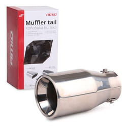 AMiO MT 018 01318 Tailpipe 102 Stainless Steel 204 75