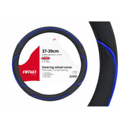 AMiO SWC-08 01363 Steering wheel cover black, blue 37-39 PP (Polypropylene)