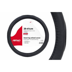 AMiO SWC-09 01366 Steering wheel cover black 39-41 PVC