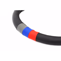 AMiO SWC-10 01368 Steering wheel cover black, blue, red, grey 37-39 Leatherette