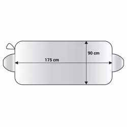 AMiO 01390 Windscreen cover 1 PE (Polyethylene) 175 90