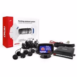 Parking assist system; AMiO; LED-GRAF; Front and Rear with sensor 8