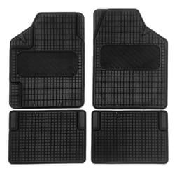 AMiO RCM-01 01709 Floor mat set Rubber Front and Rear 4 black Tailored VOLKSWAGEN: Passat B6 Saloon, PEUGEOT: 206 Hatchback, 206 SW