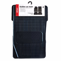AMiO RCM-03 01711 Floor mat set Rubber Front and Rear 4 black Tailored FORD: MONDEO 4 Turnier, MONDEO 4, BMW: 3 Saloon, 3 Touring