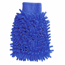 Car wash mitt; AMiO; Cwash-09; 18 Microfibre Wash Glov Microfibre blue