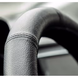 AMiO 01765 Steering wheel cover black 37-39 Leather