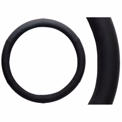Steering wheel cover; AMiO; black 37-39 Leather