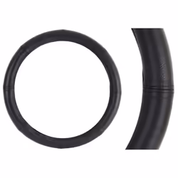 Steering wheel cover; AMiO; black 47-49 Leather
