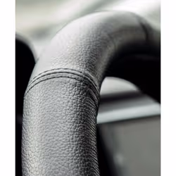 AMiO 01770 Steering wheel cover black 47-49 Leather